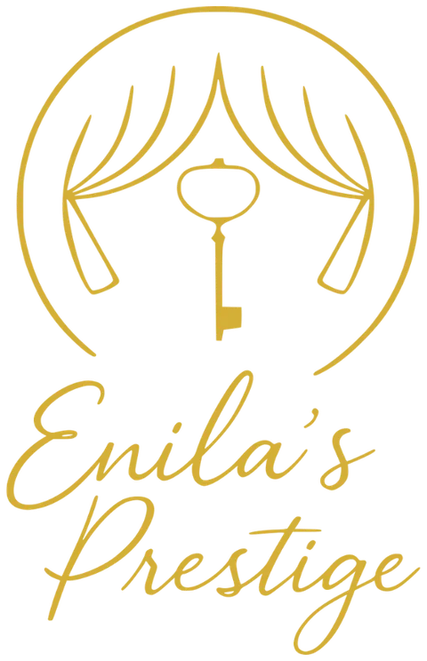 Logo Enila’s Prestige, conciergerie haut de gamme spécialisée dans la gestion de propriétés et locations de prestige.